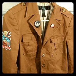 Apostrophe tan jacket with add ons